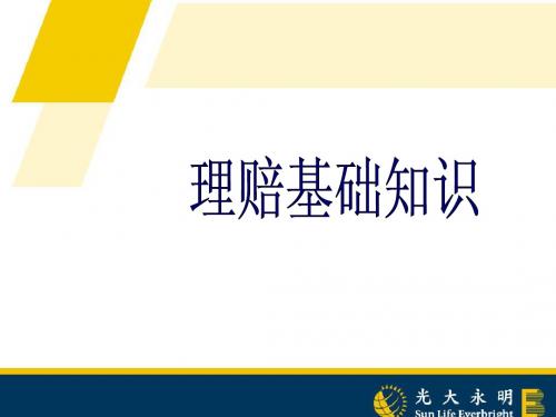 04--理赔基础知识