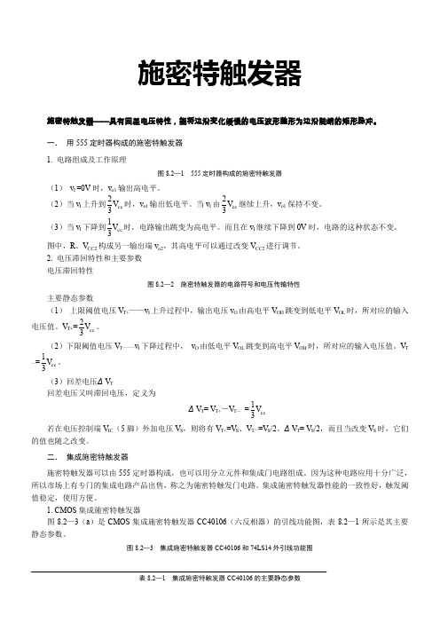 中职电子专业《施密特触发器》
