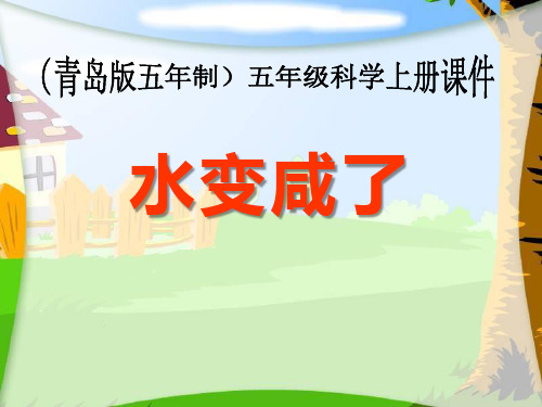 水变咸了-PPT全文课件