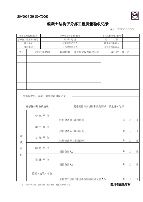 常用最新川表