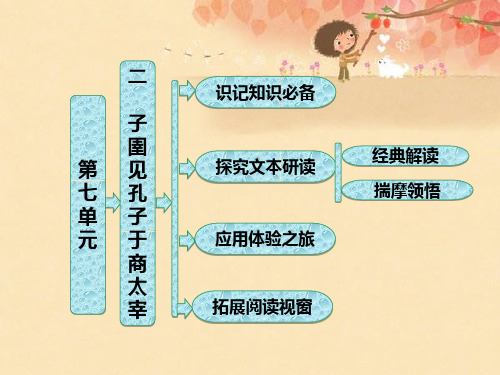 高中语文人教版选修先秦诸子选读课件：第七单元 二 子圉见孔子于商太宰