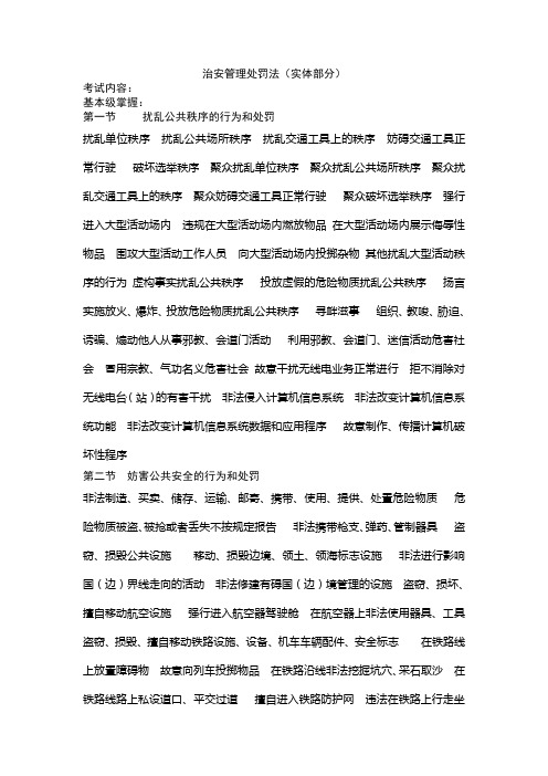 行政许可法重点