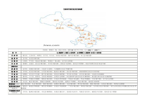 12.甘肃省地图