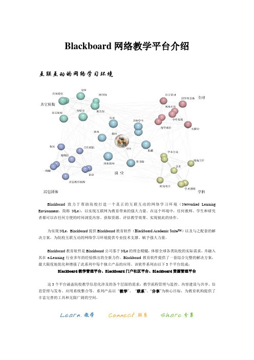 Blackboard网络教学平台介绍