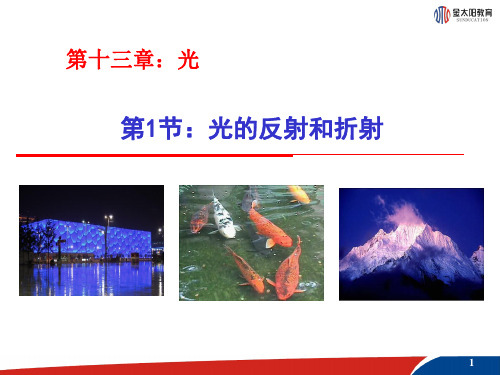 高中物理选修3-4 第十三章光的反射和折射