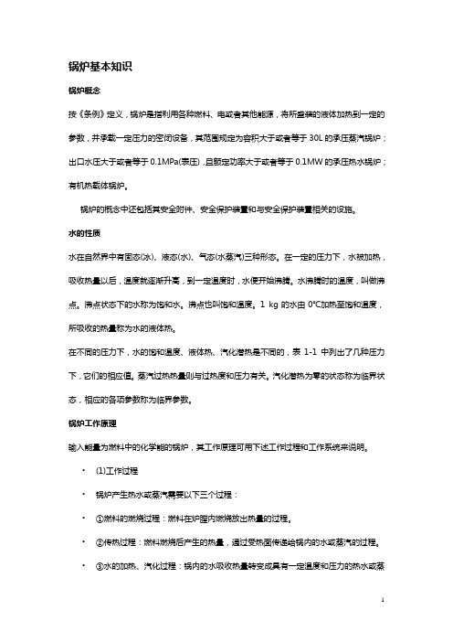 锅炉基础知识讲义