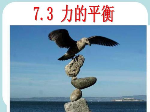 7.3《二力平衡》ppt
