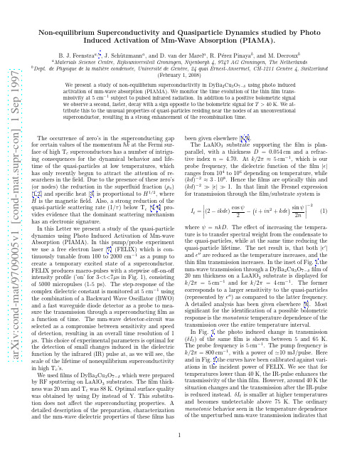 Non-equilibrium Superconductivity and Quasiparticle Dynamics studied by Photo Induced Activ