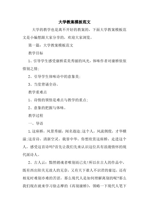 大学教案模板范文.doc