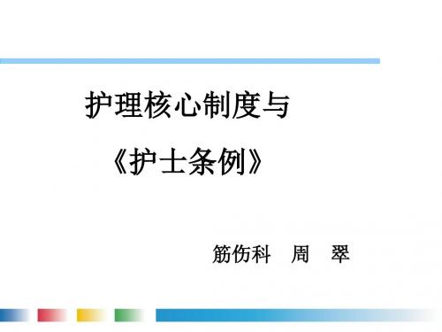 护理核心制度