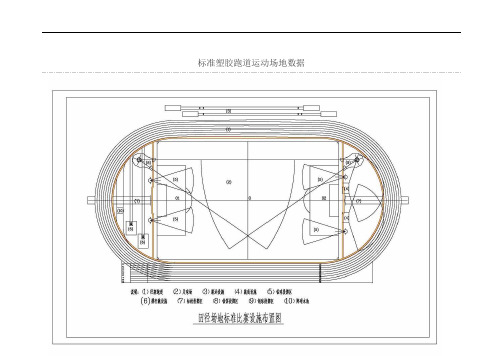 标准塑胶跑道运动场地数据