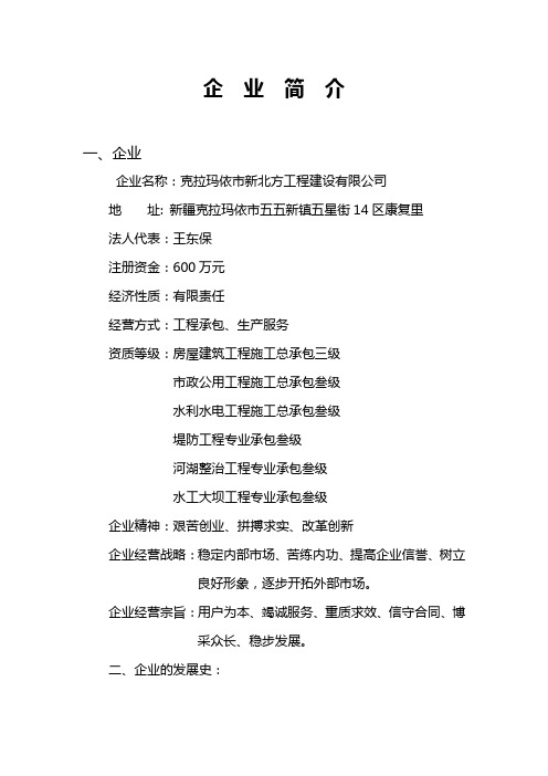 企业简介(一二九团.)doc