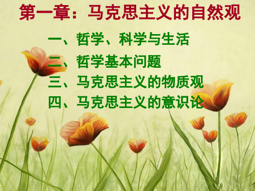 第二讲：马克思主义的自然观