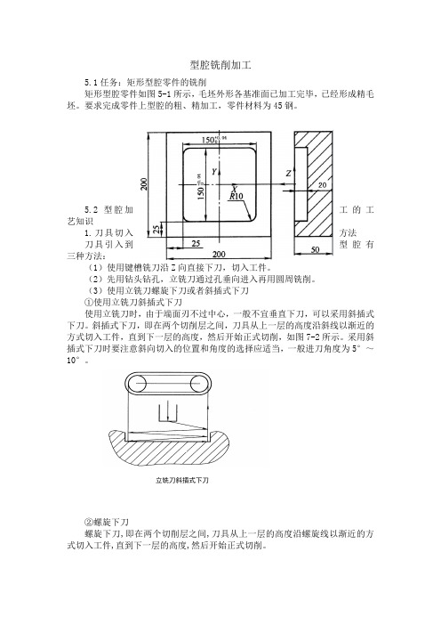 型腔铣削加工
