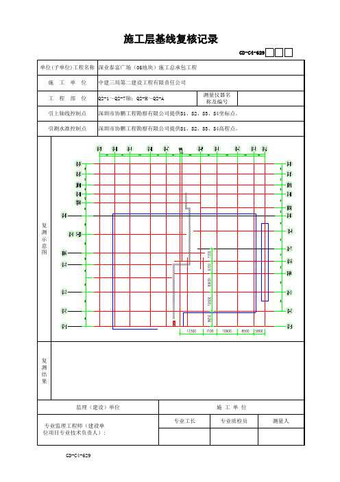 施工层基线复核记录-001