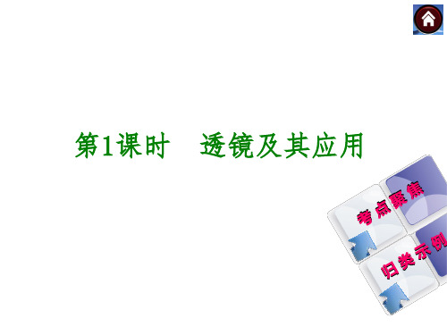 中考复习《 透镜及其应用》ppt课件