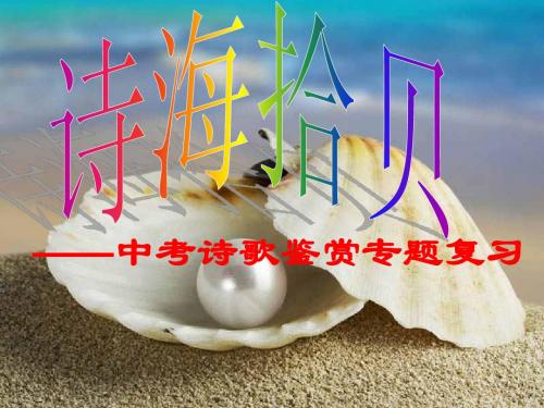 2012届中考语文古诗专题复习PPT课件2