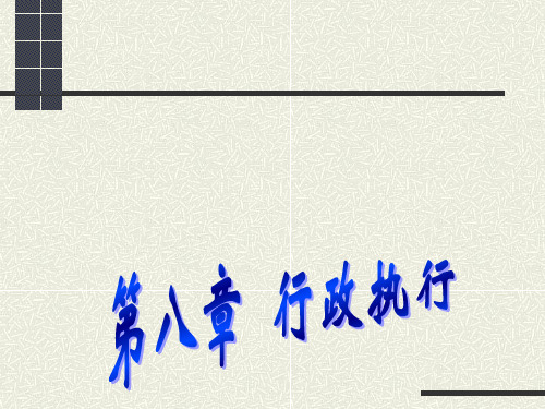 第八章  行政执行(06)