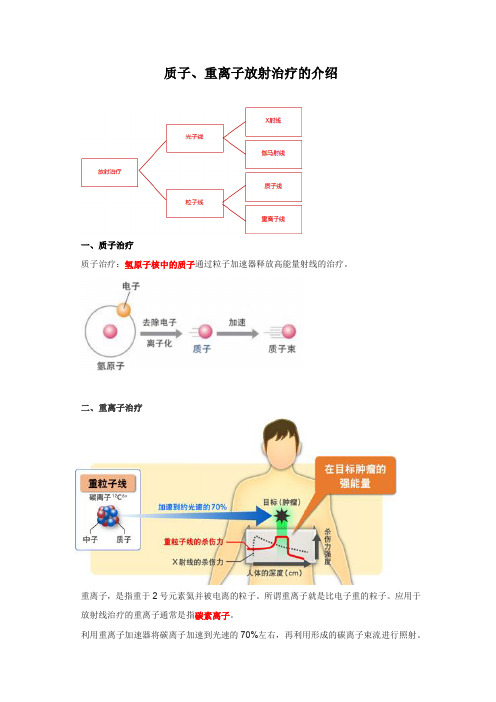 质子重离子放射治疗的介绍和比较