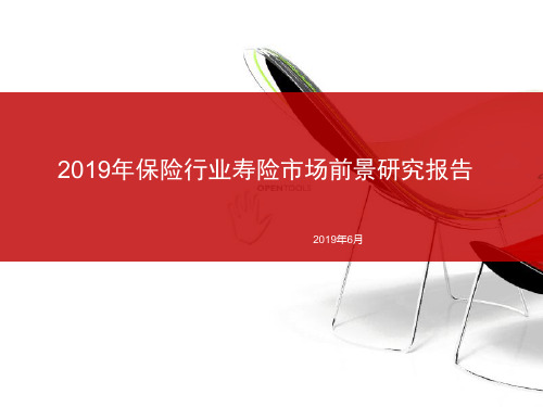 2019年保险行业寿险市场前景研究报告