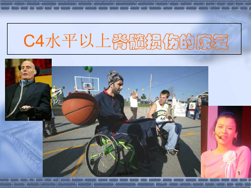 C4水平以上脊髓损伤的康复解读  ppt课件