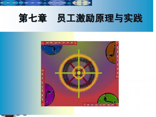 第七章 员工激励原理与实践