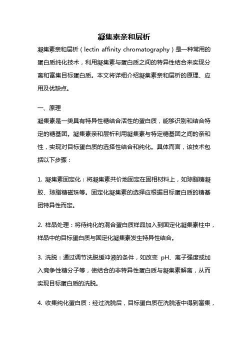 凝集素亲和层析