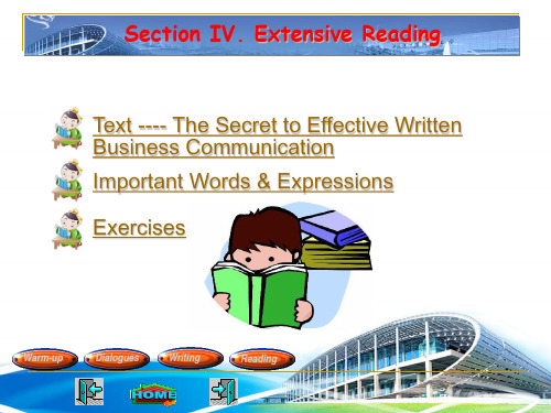 会展英语Unit 9 Section IV. Reading