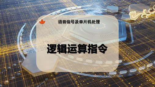 逻辑运算指令