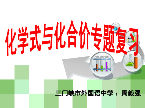 化学式与化合价专题复习PPT课件