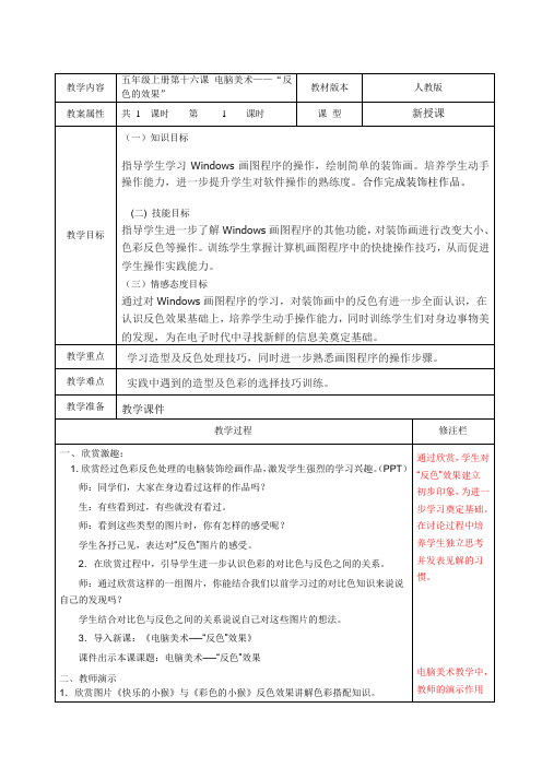 第十六课电脑美术——“反色的效果”_20161124105914725