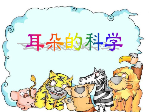小学科学耳朵的构造(新编教材)