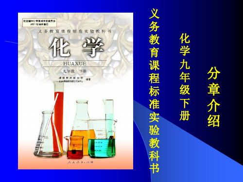 九年级化学下册教材分析-单元