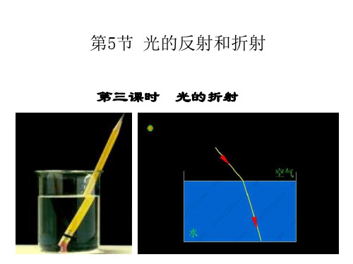 2.5光的反射和折射-浙教版七年级科学下册课件3