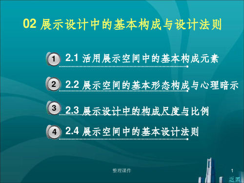 展示设计基本构成与设计法则