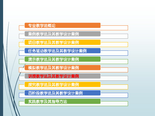 讲授教学法及其教学设计