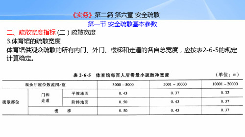 体育馆安全疏散概述