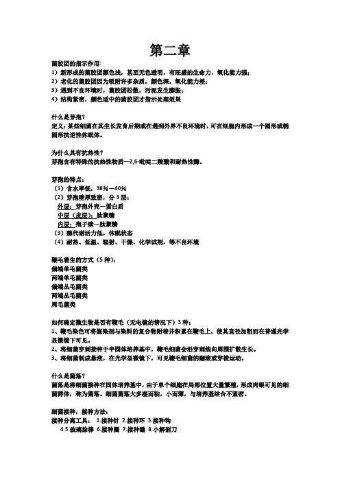水处理生物学 复习资料