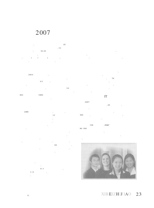2007年五类人才将炙手可热