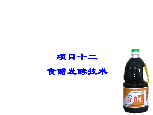 发酵与酿造技术12、食醋发酵技术