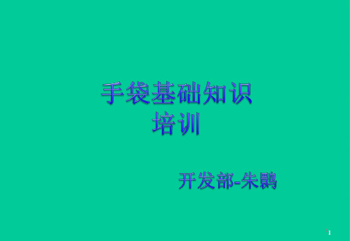 手袋基础知识培训