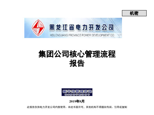 核心管理流程报告26页PPT文档
