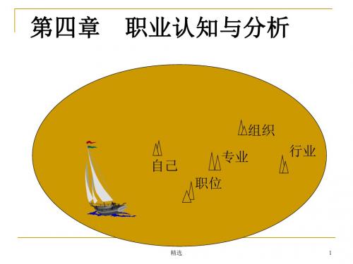 新版第四章-职业认知与分析课件.ppt