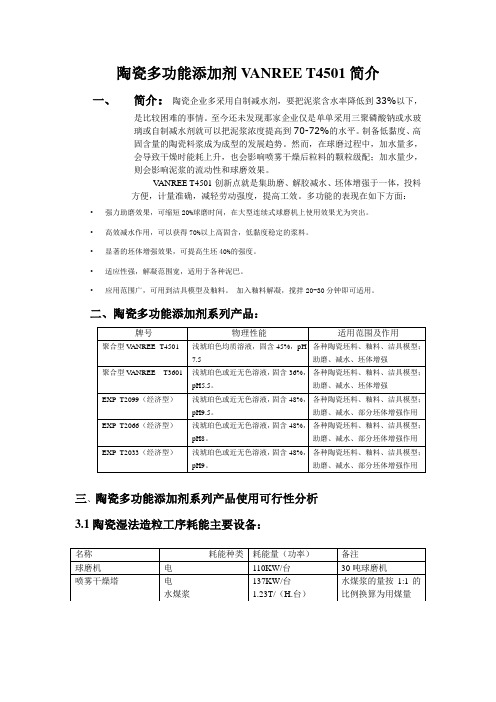 陶瓷高效添加剂简介