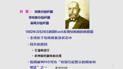 分枝杆菌属PPT课件