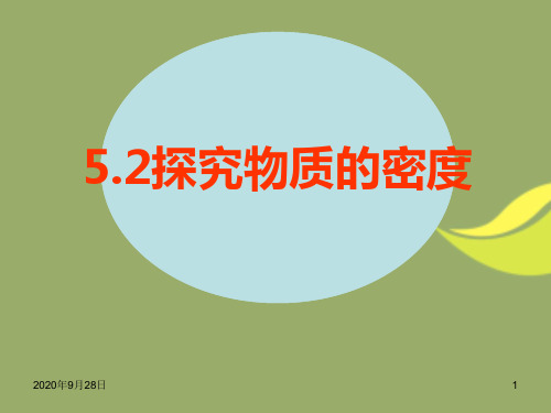 探究物质的密度PPT课件