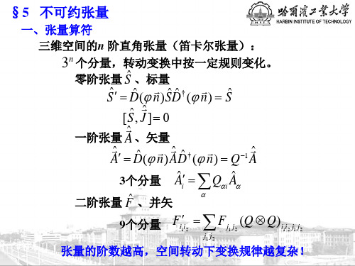 不可约张量