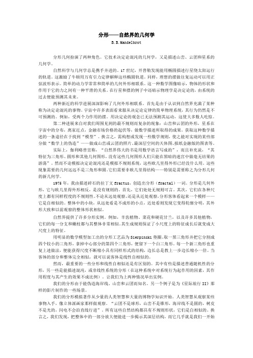 分形——自然界的几何学