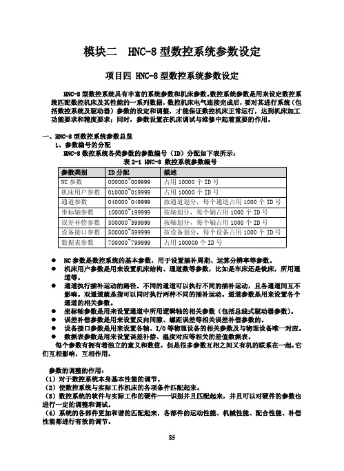 华中数控8型数控系统连接调试与PLC编程2