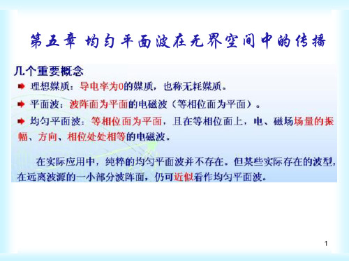 第五章 均匀平面波的传播